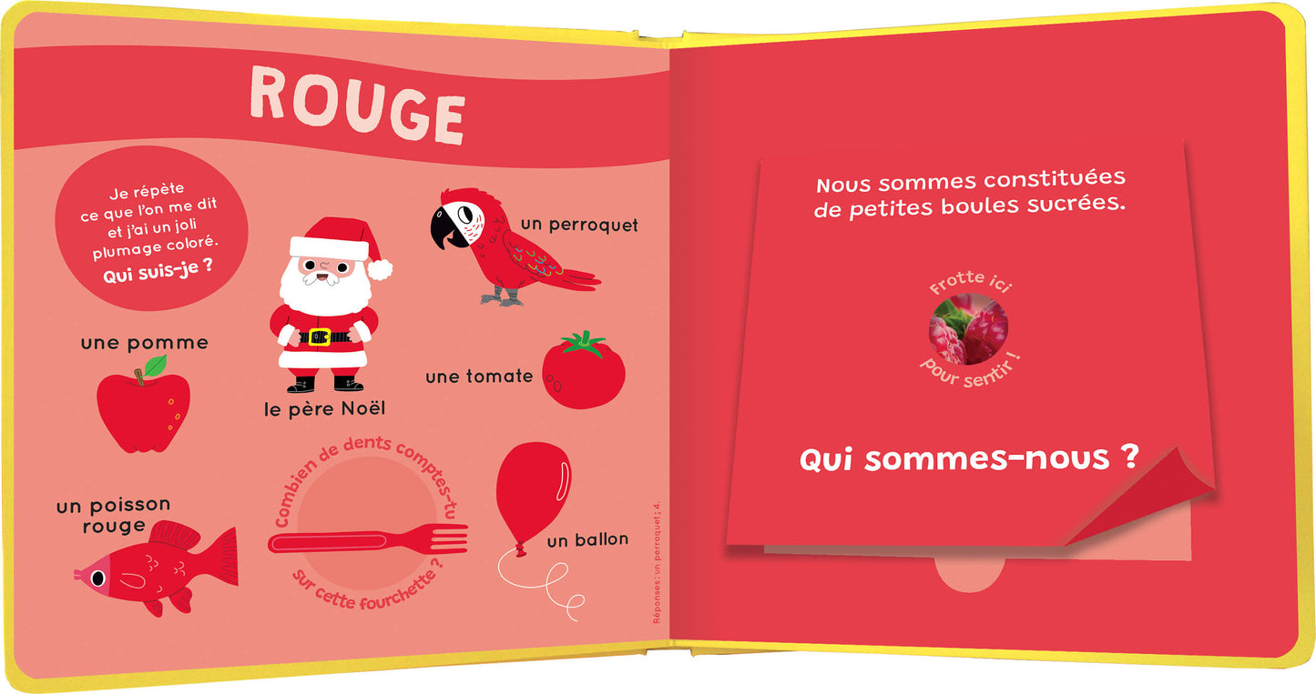 Mon livre des odeurs et des couleurs - Mes premières odeurs