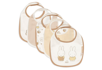 Bavoir Jersey Imperméable - Miffy Family Farm - 5 Unités