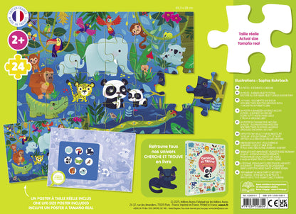 Puzzle Cherche et trouve des tout petits - les animaux
