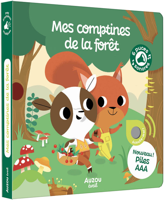 Mes premiers sonores - Mes comptines la forêt