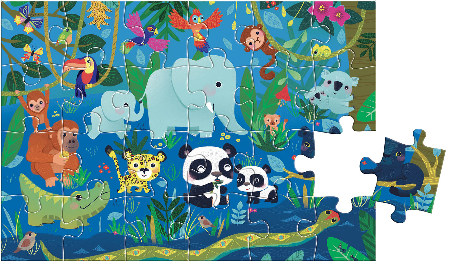Puzzle Cherche et trouve des tout petits - les animaux
