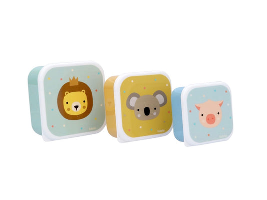 3 Boîtes a lunch animaux