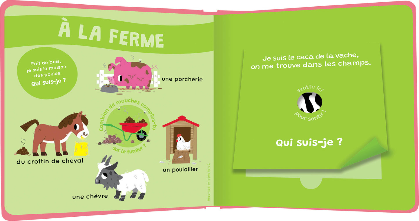 Mon livre des odeurs et des couleurs - Les odeurs qui puent
