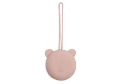 Étui à sucette en silicone Ø7cm - Wild rose