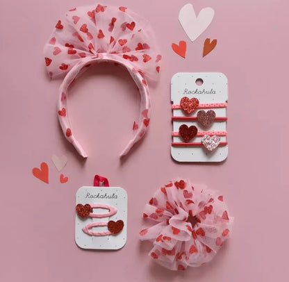 Chouchou en tulle Sweet Hearts