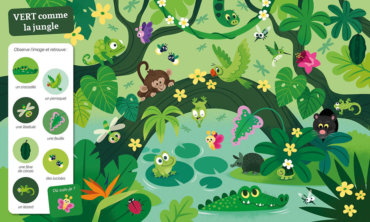 Cherche et trouve des tout-petits - les couleurs