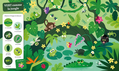 Cherche et trouve des tout-petits - les couleurs