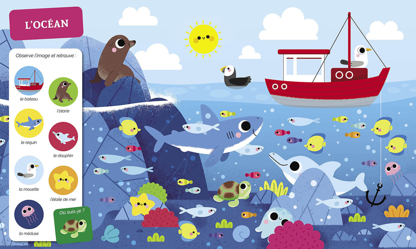 Cherche et trouve des tout-petits - tous à l’eau