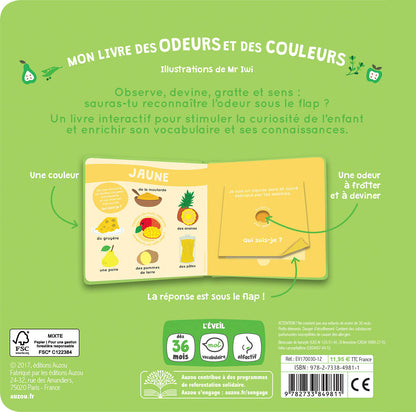 Mon livre des odeurs et des couleurs - La marché