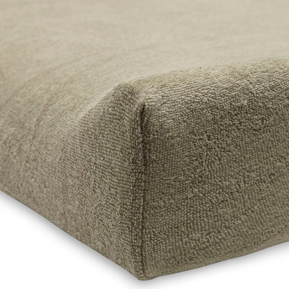 Housse matelas à langer en éponge Olive Green