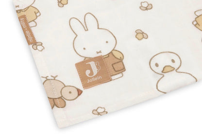 Lange Gaze de Coton 115x115cm - Miffy Family Farm - 2 Unités