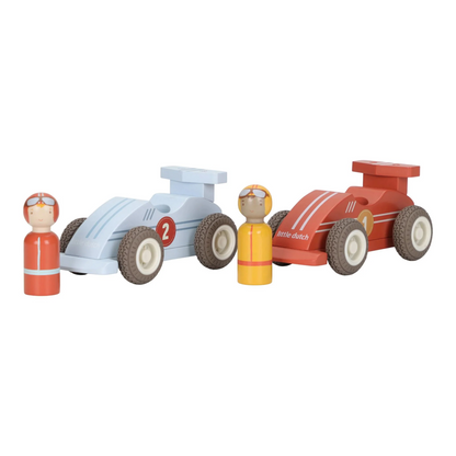 Voitures de course à rétrofriction - Multicolore