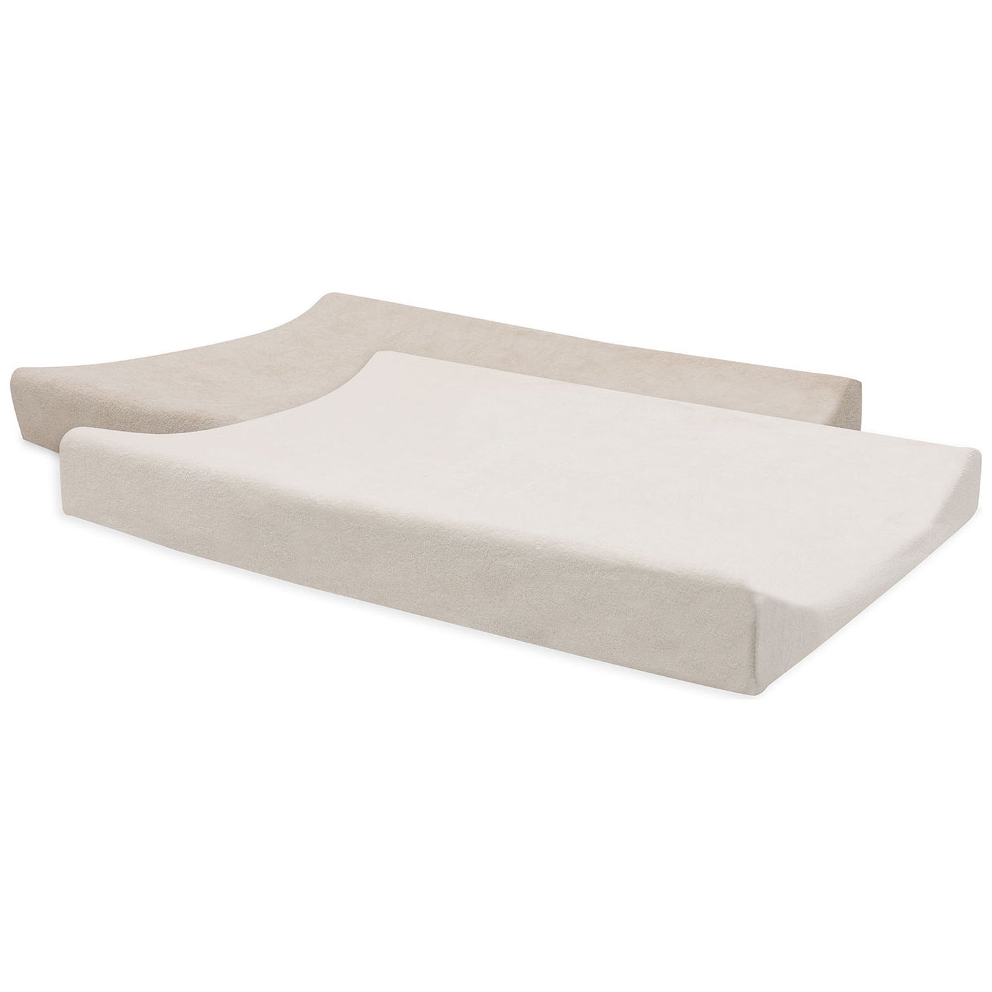 Housse Matelas à Langer Éponge Duo - Sand & oatmeal