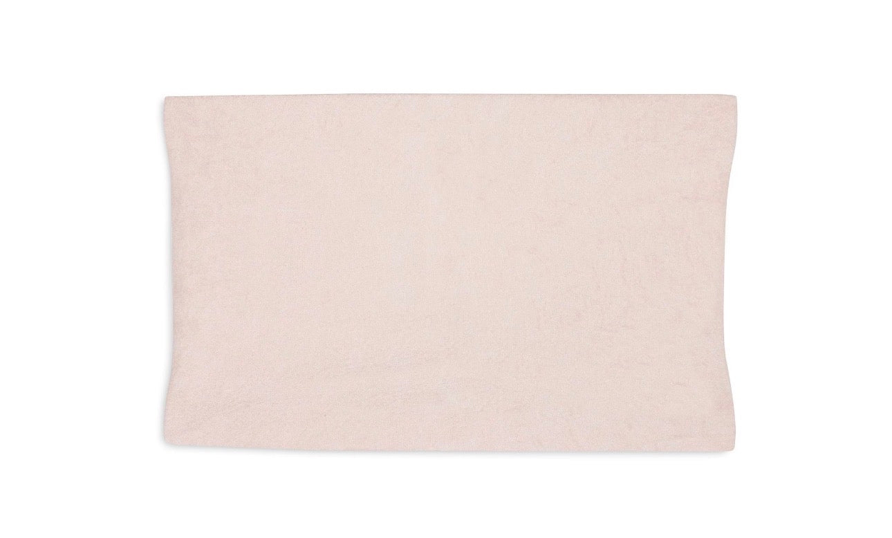Housse Matelas à Langer Éponge Duo - rose et biscuit