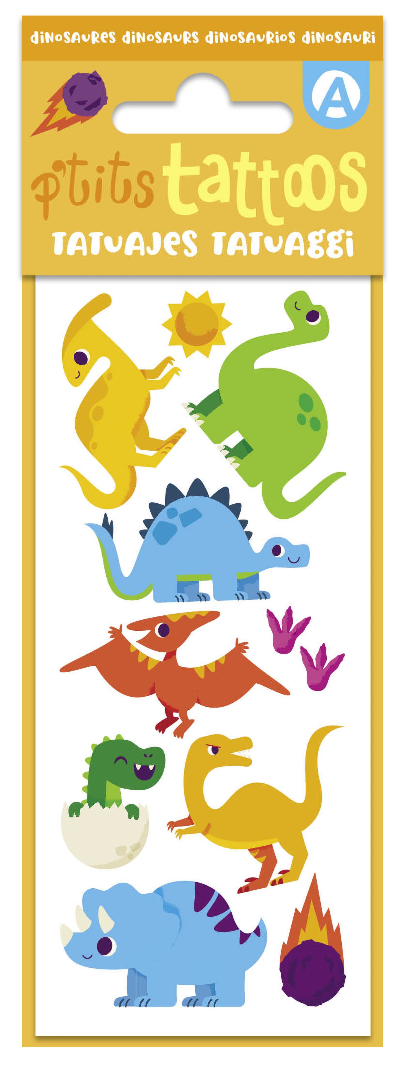 Mes p’tits tattoos – Dinosaures