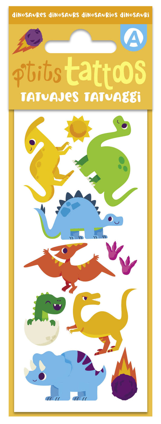 Mes p’tits tattoos – Dinosaures