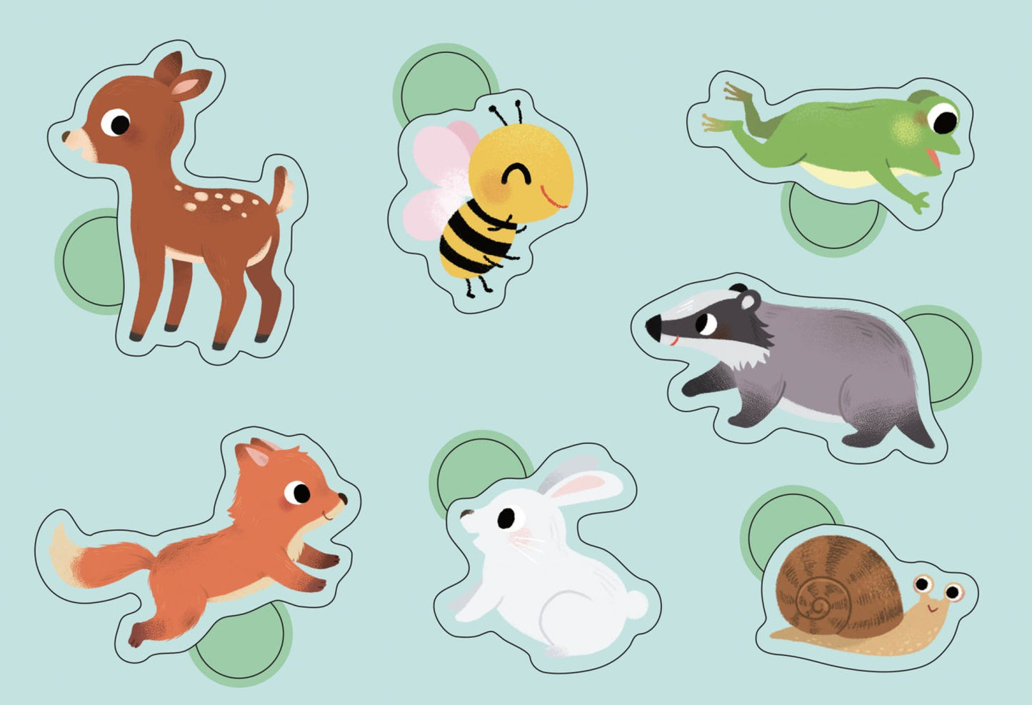 Ma pochette de 100 gommettes - Bébés animaux