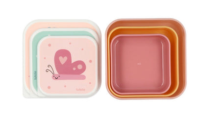 3 Boîtes a lunch Motif de la rentrée 2024