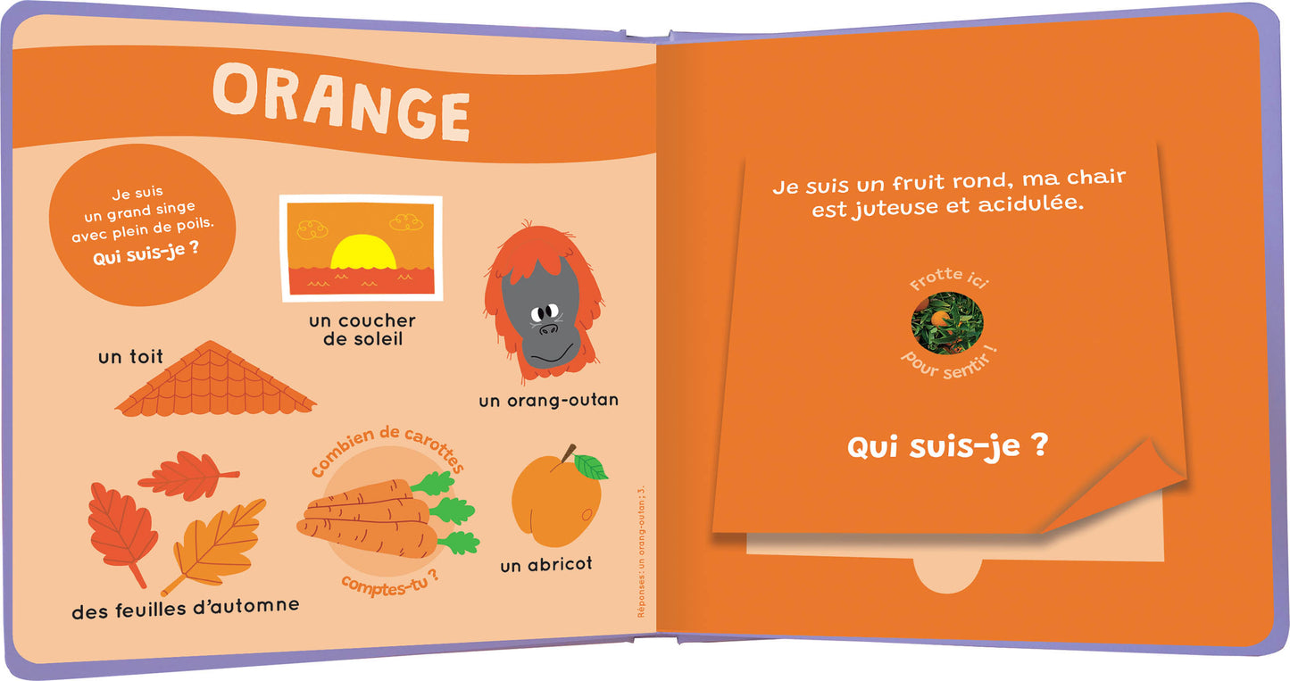 Mon livre des odeurs et des couleurs - Le jardin