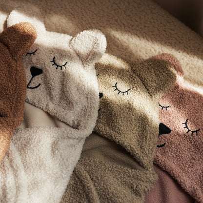 Couverture nomade Bear Boucle Oatmeal