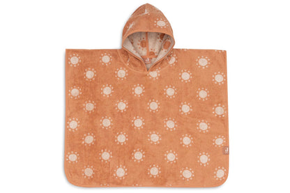 Poncho de Bain Éponge - Jacquard réversible Sun