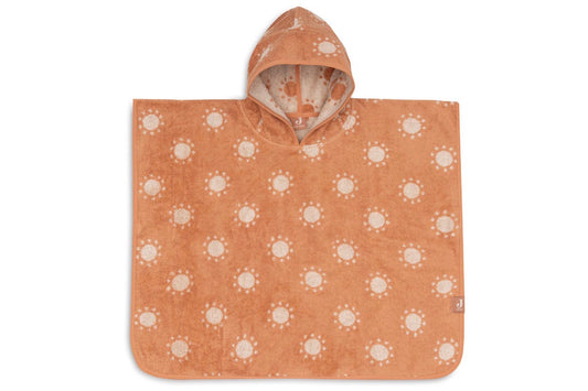 Poncho de Bain Éponge - Jacquard réversible Sun