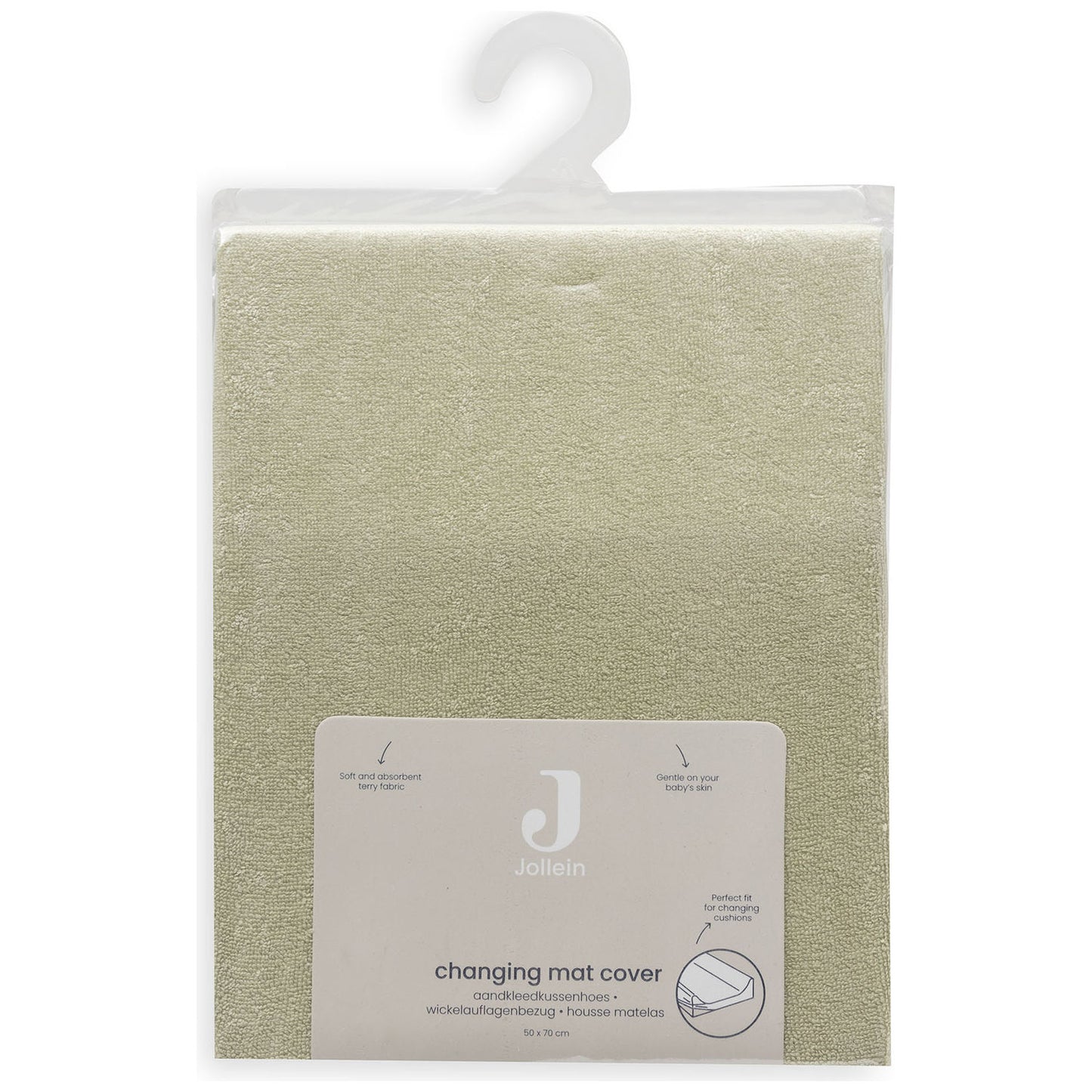 Housse matelas à langer Éponge Soft Matcha