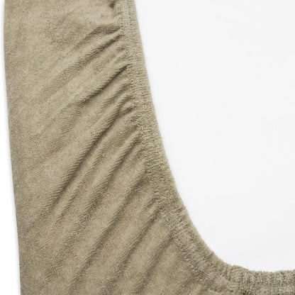 Housse matelas à langer en éponge Olive Green