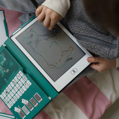 Kidydraw mini - Tablette à dessin Animaux du monde