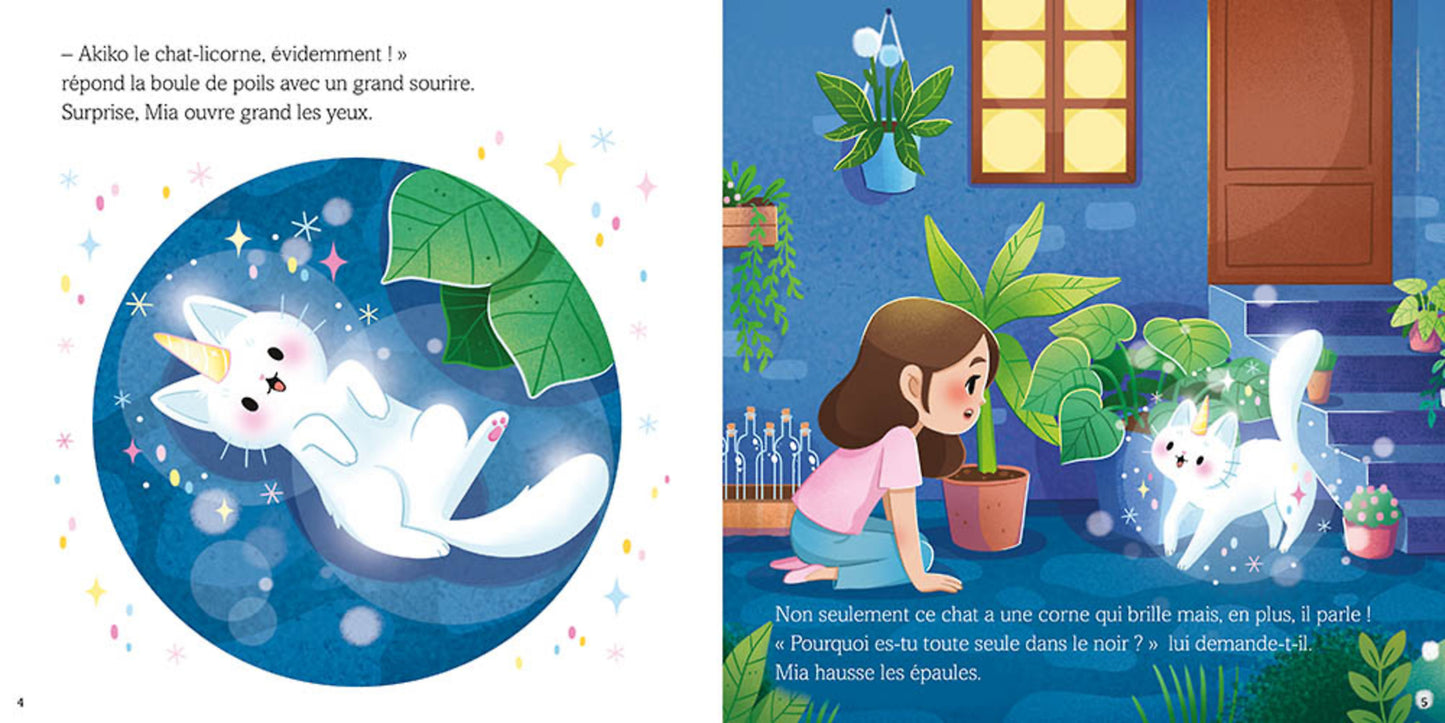 Akiko - le chat licorne en mission