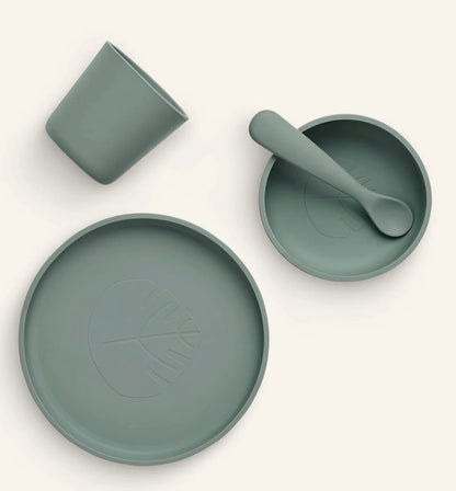 Set de table pour enfants 4-pièces - Ash Green