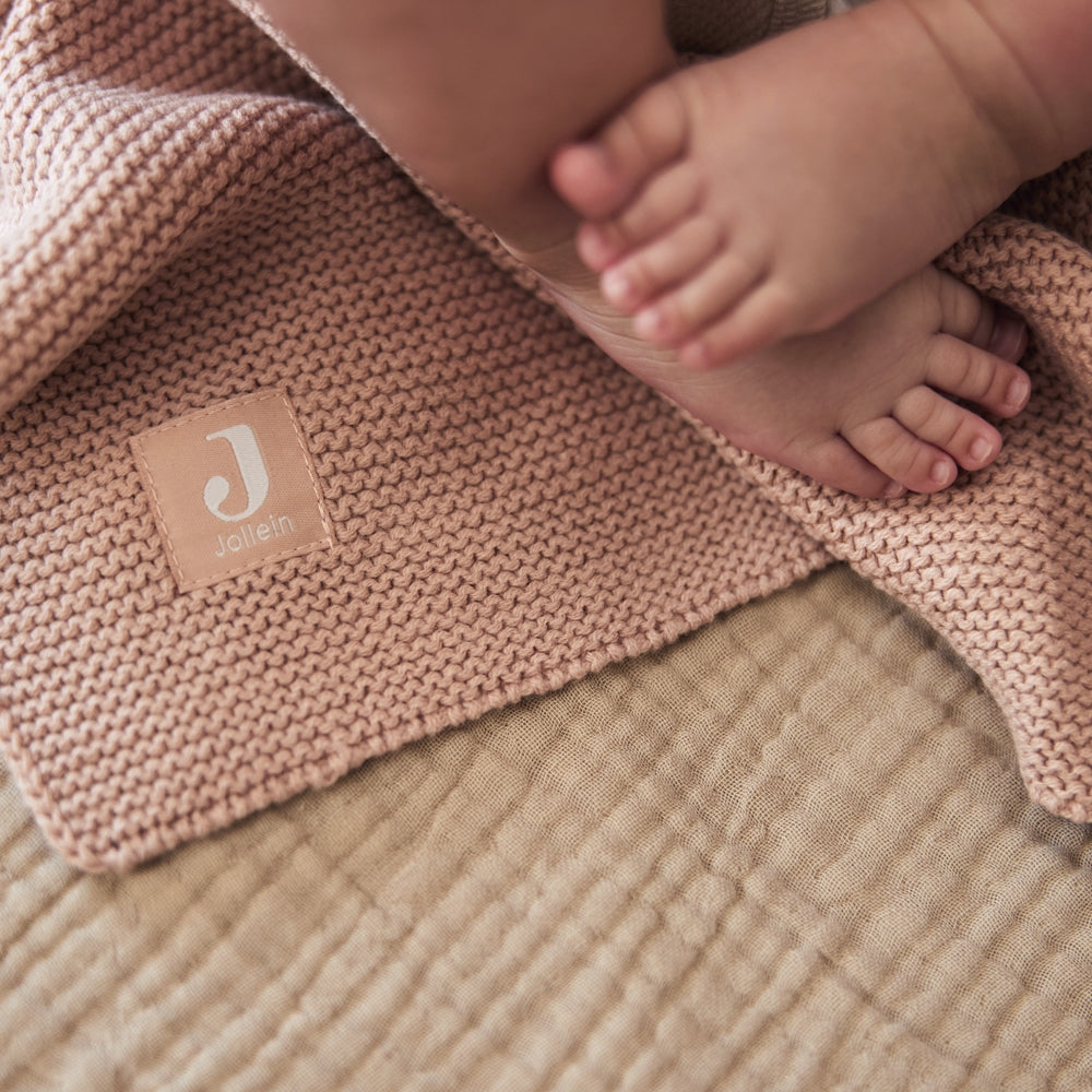 Couverture - Basic Knit Ivory wild rose