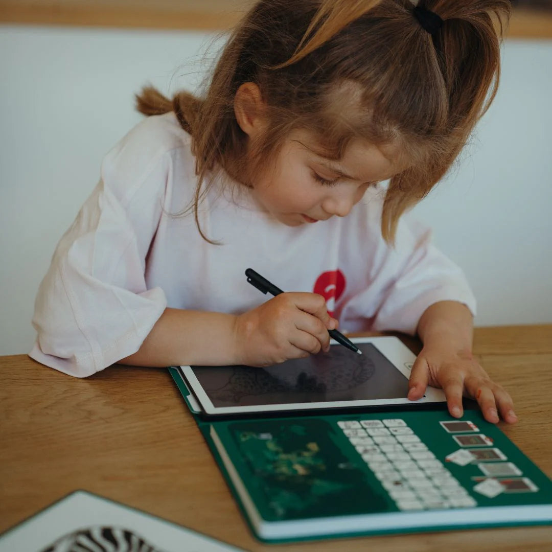 Kidydraw mini - Tablette à dessin Animaux du monde
