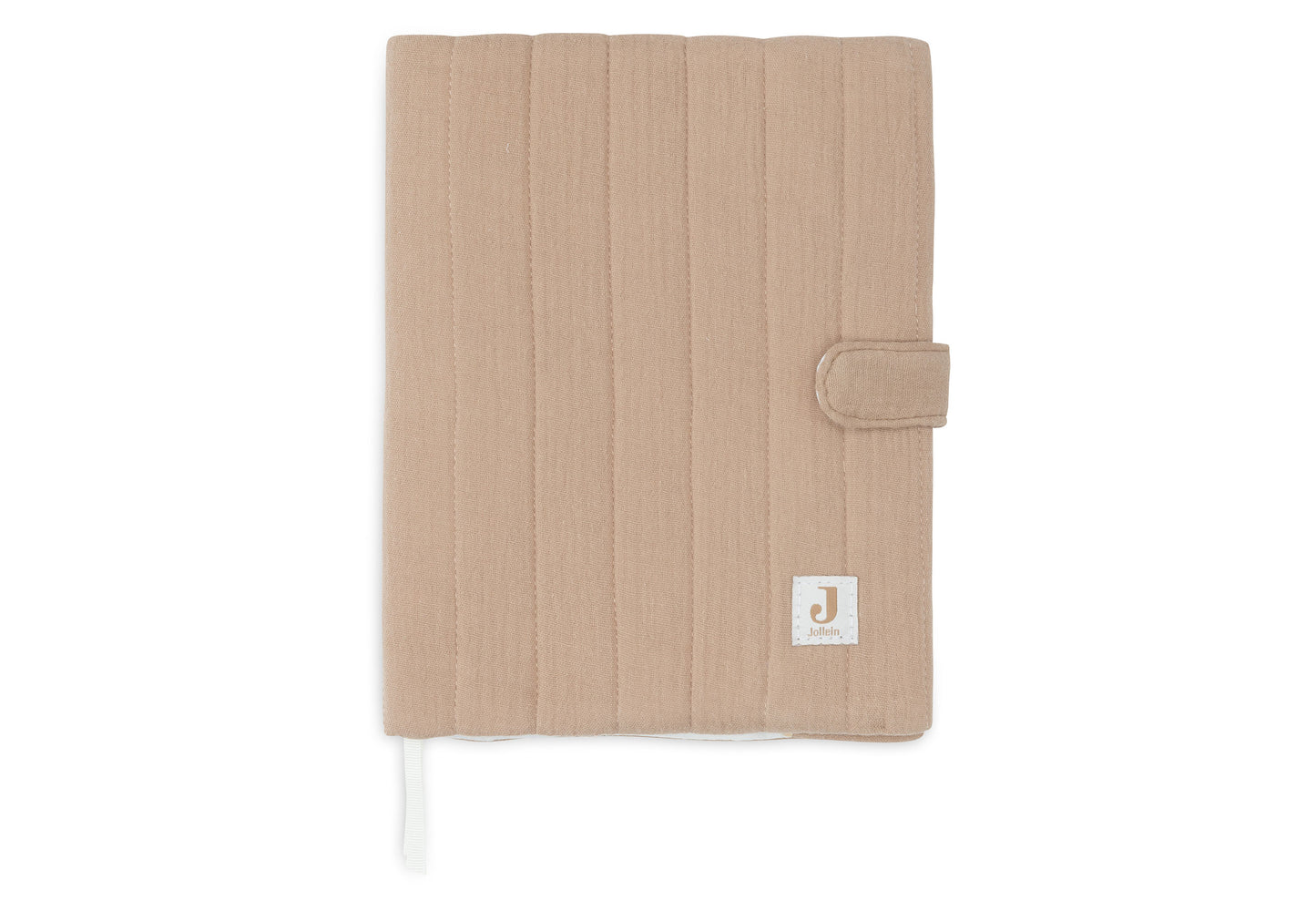 Protège de Carnet de Santé - Gaze de Coton Biscuit