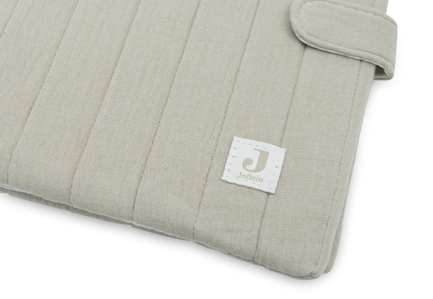 Protège de Carnet de Santé - Gaze de Coton Olive green