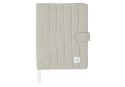 Protège de Carnet de Santé - Gaze de Coton Olive green