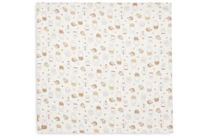 Lange Gaze de Coton 115x115cm - Miffy Family Farm - 2 Unités