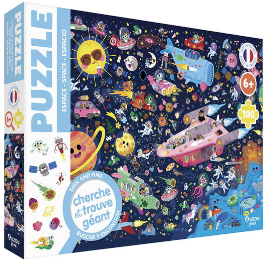 Puzzle Cherche et trouve - Dans l’espace