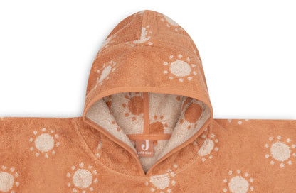 Poncho de Bain Éponge - Jacquard réversible Sun