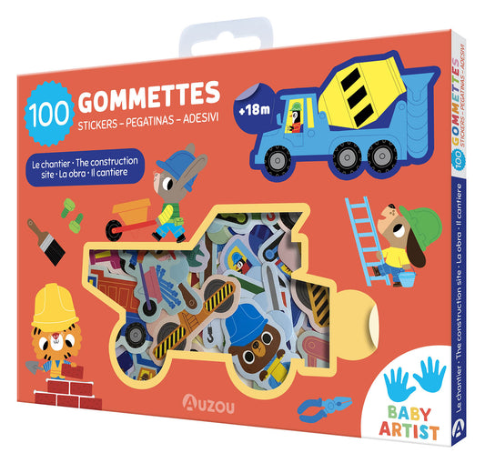Ma pochette de 100 gommettes - Le chantier