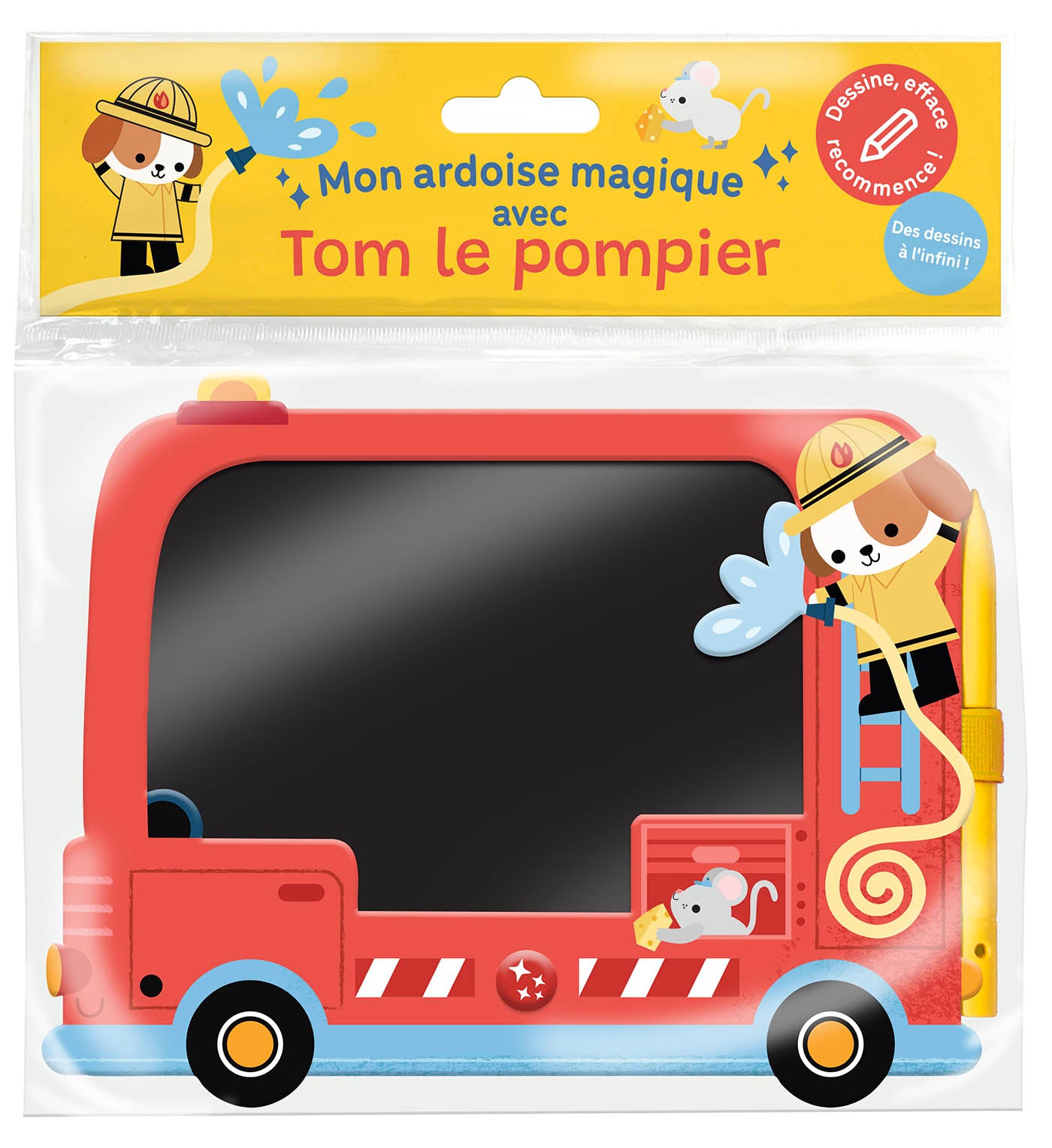 Mon ardoise magique avec Tom le Pompier