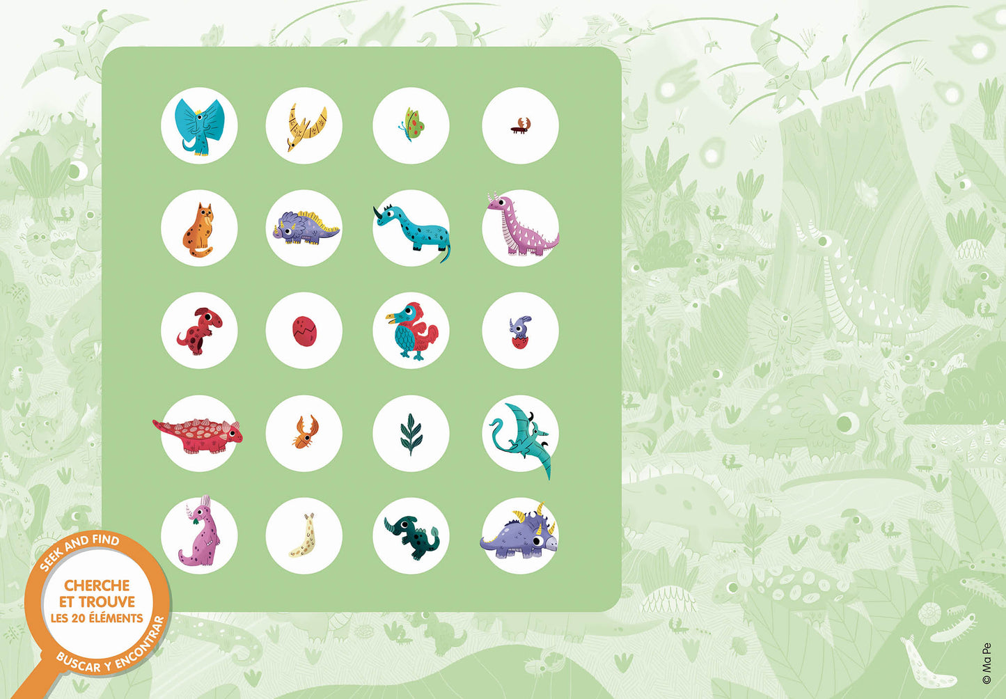 Puzzle Cherche et trouve - Les Dinosaures