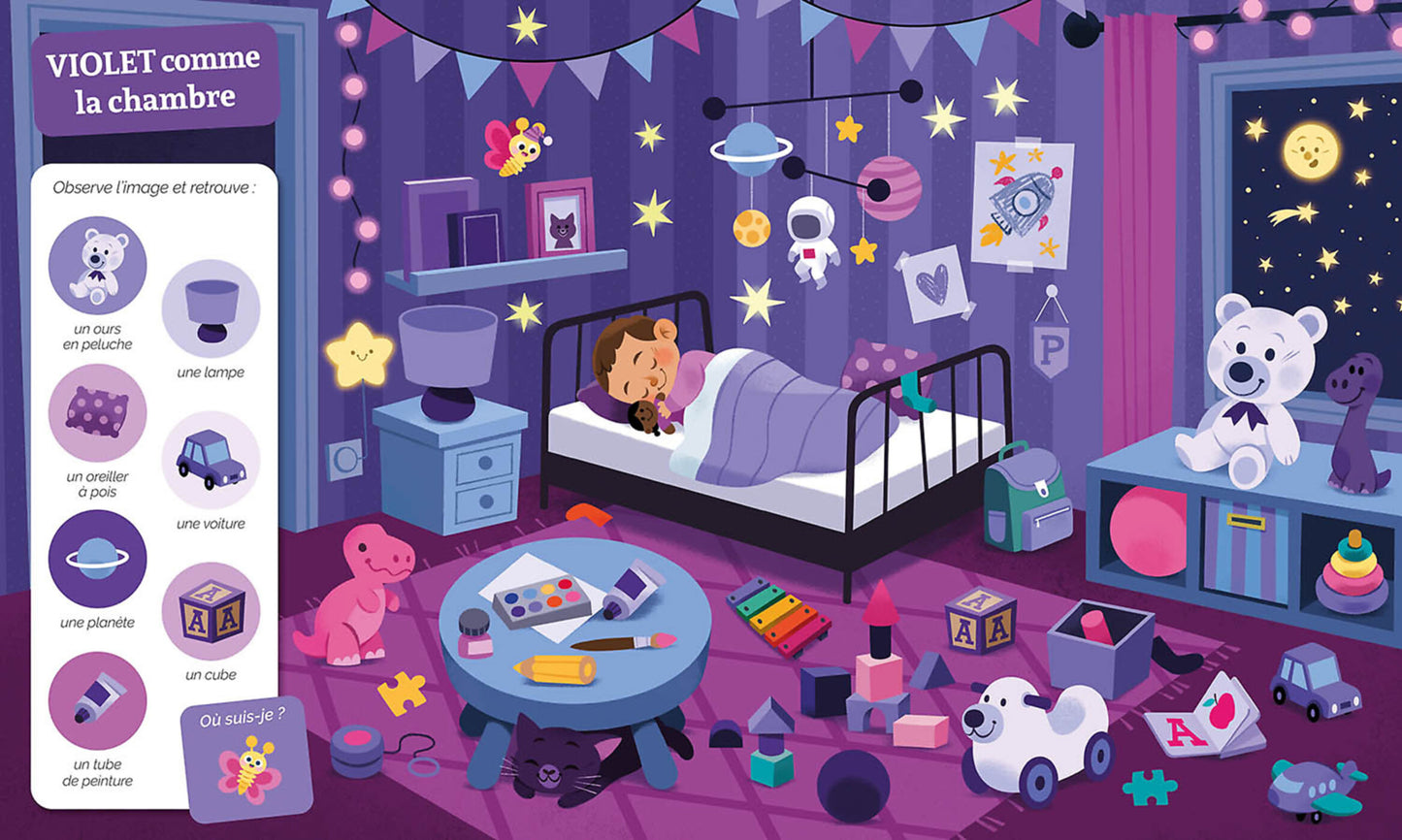 Cherche et trouve des tout-petits - les couleurs