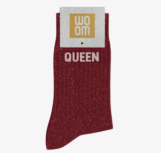 Chaussettes à paillettes - Queen
