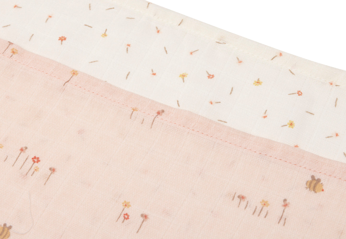 Lange Gaze de Coton 70x70cm - Pretty Picnic - 3 Unités