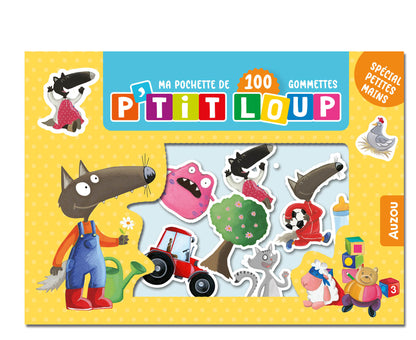 Ma pochette de 100 gommettes - Le P’tit Loup