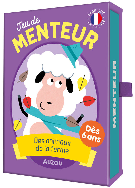 Jeux de cartes - Mon premier jeu de menteur des animaux de la ferme