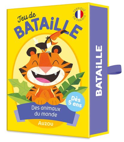 Jeux de cartes - Mon premier jeu de Bataille des animaux du monde