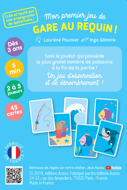 Jeux de cartes - Mon premier jeu gare au requin !