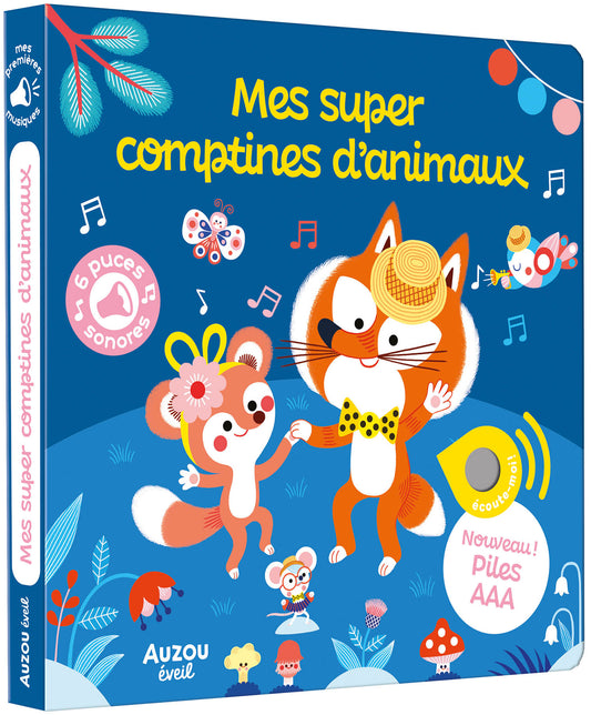 Mes premiers sonores - Mes super comptines d'animaux !